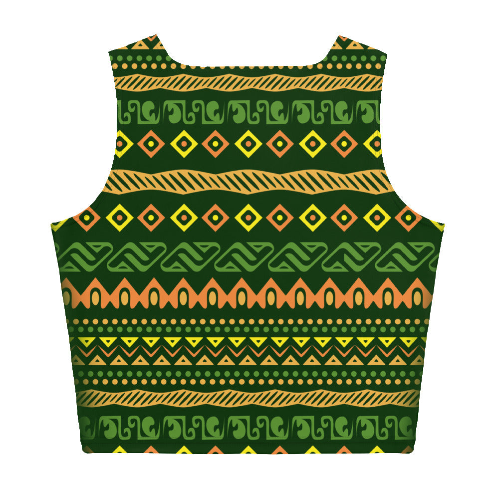 Crop Top -  African pattern (All-Over Print)