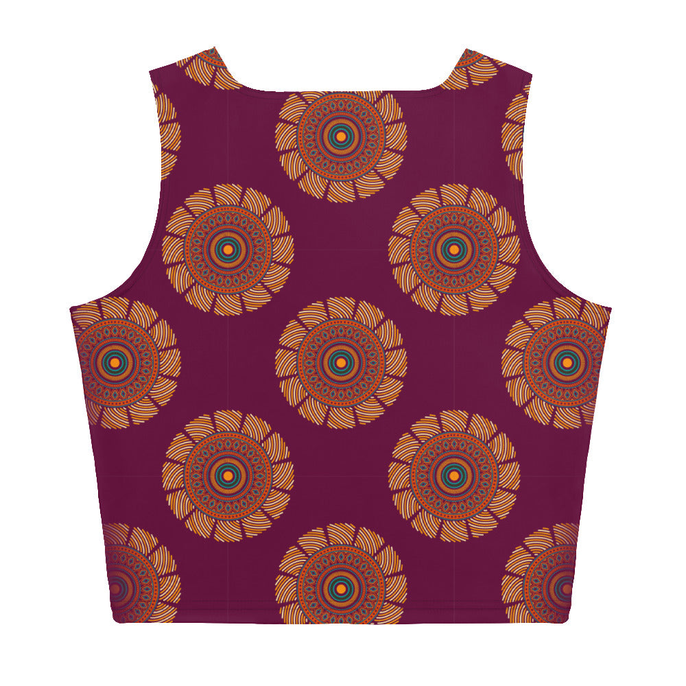 Crop Top -  African pattern (All-Over Print)