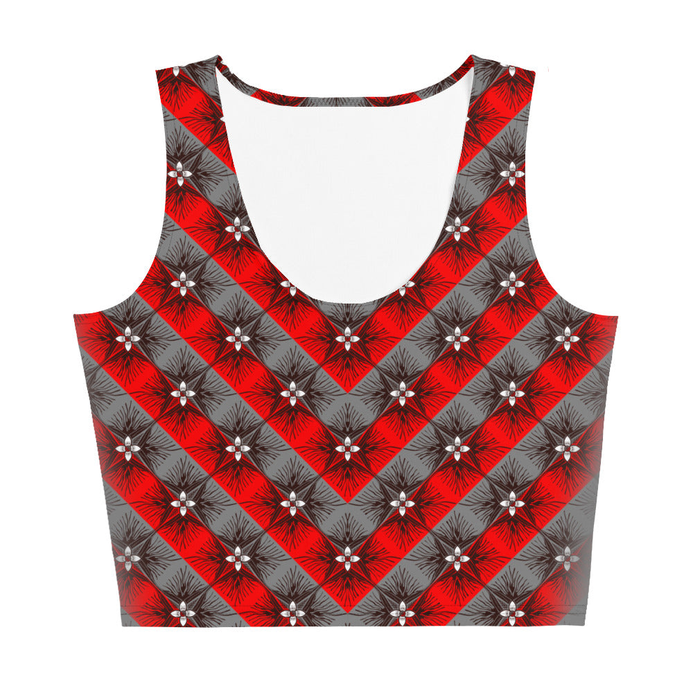 Crop Top -  African pattern (All-Over Print)