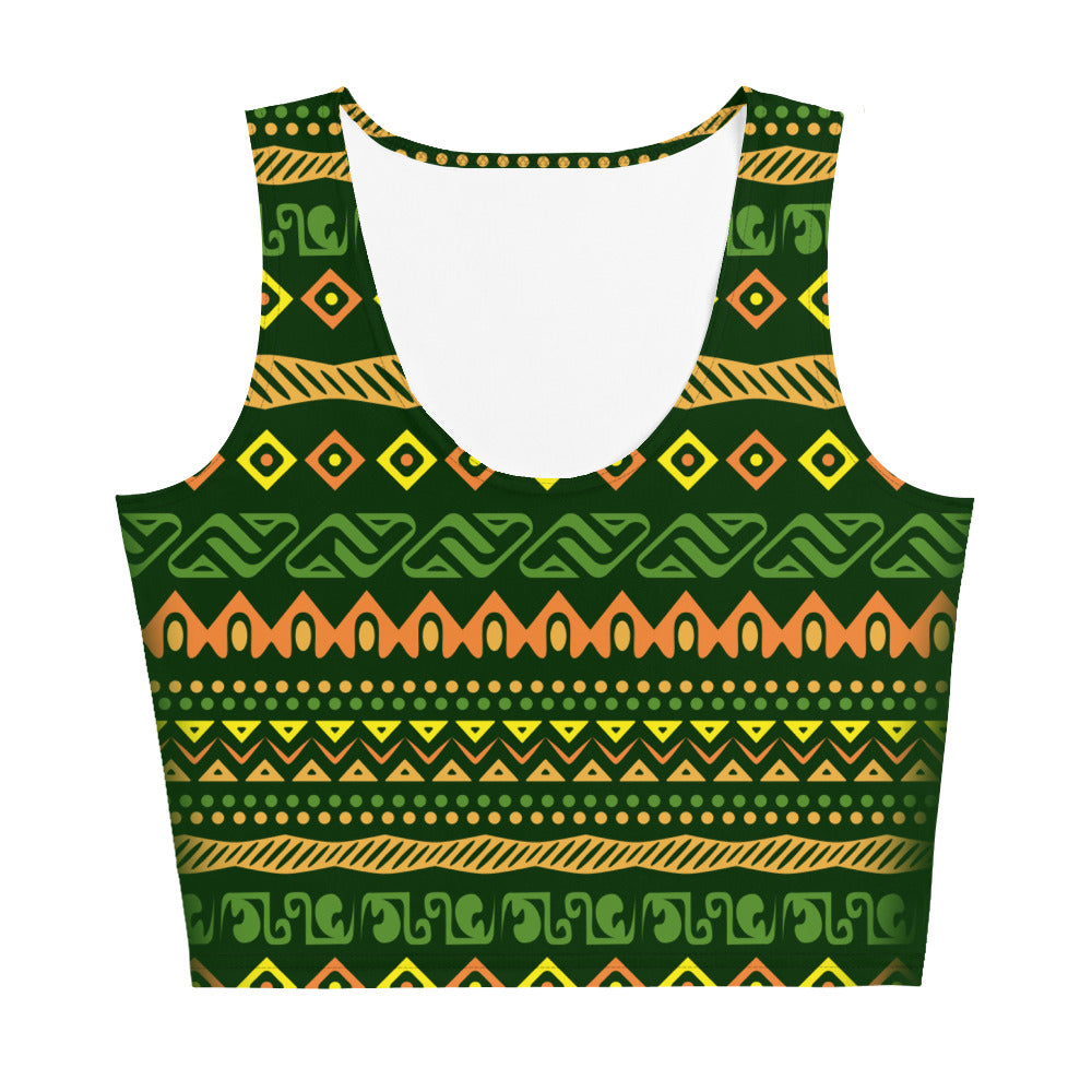Crop Top -  African pattern (All-Over Print)