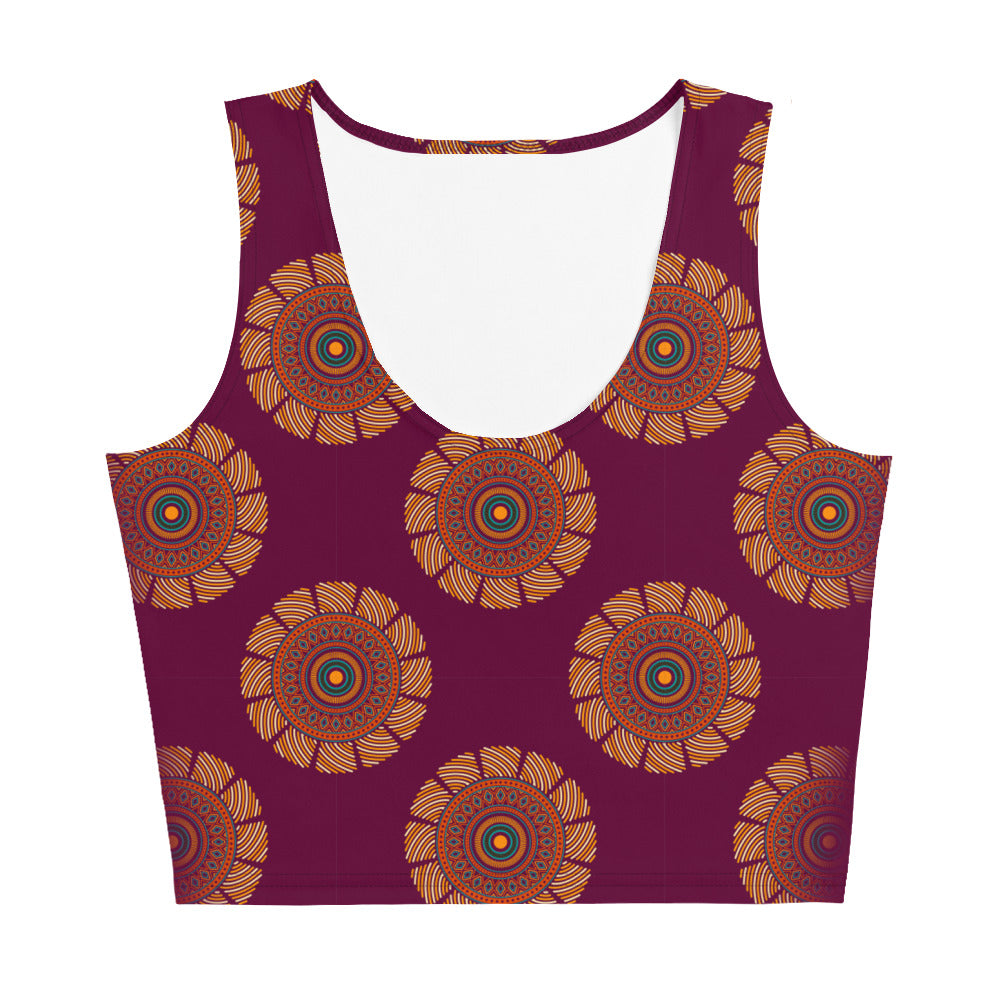 Crop Top -  African pattern (All-Over Print)