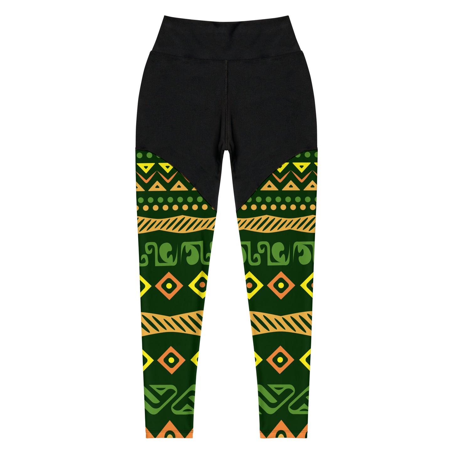Sports Leggings - African Patterned (Print)
