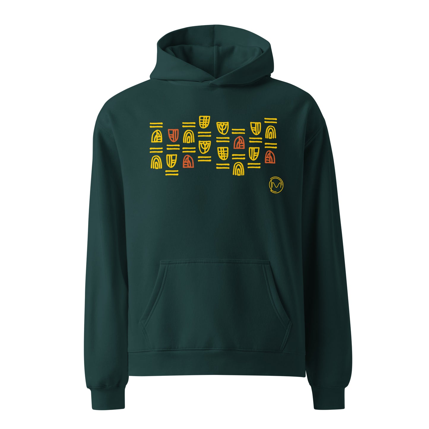 Unisex oversized hoodie - Tribal 3